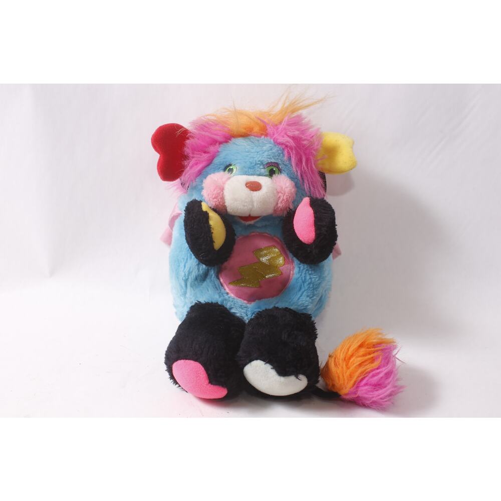 1980s TCFC Popples Punkster Plush Toy Vintage Rockstar Series ~260427-WH M-15-02